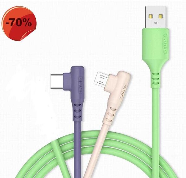 micro elbow usb type-c cable 90 degree right angle liquid soft silicone phone charging cables for android data usb
micro elbow usb type-c cable 90 degree right angle liquid soft silicone phone charging cables for android data usb