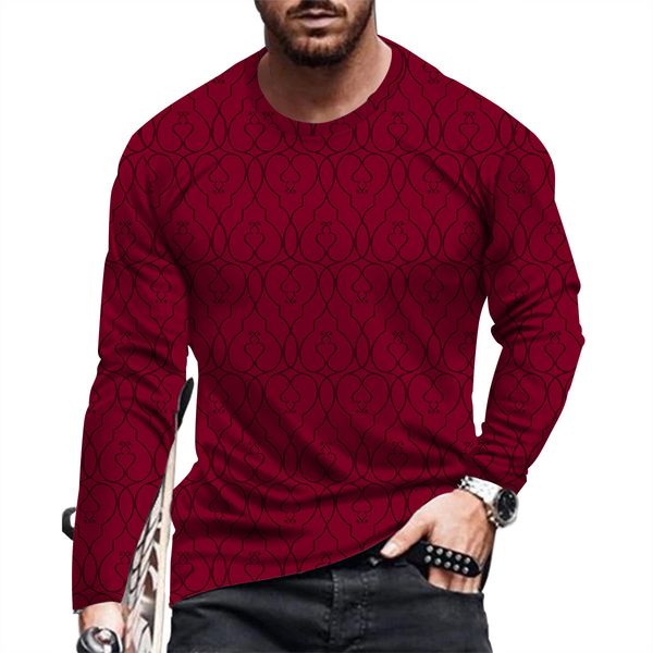 men's t-shirts fahsion and casual men's long sleeve printed t-shirt 230403, White;black
men's t-shirts fahsion and casual men's long sleeve printed t-shirt 230403, White;black
