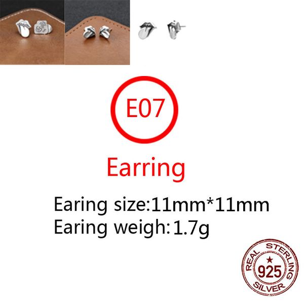 e07 s925 pure silver ear studs personalized fashion punk hip hop style large tongue letter earrings jewelry shaped lover gift, Golden
e07 s925 pure silver ear studs personalized fashion punk hip hop style large tongue letter earrings jewelry shaped lover gift, Golden