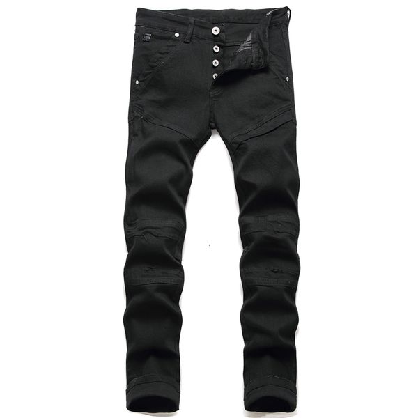 men's jeans men's wash hole patch black solid trousers ultra thin fashion casual full matching small foot elastic men's motor, Blue
men's jeans men's wash hole patch black solid trousers ultra thin fashion casual full matching small foot elastic men's motor, Blue
