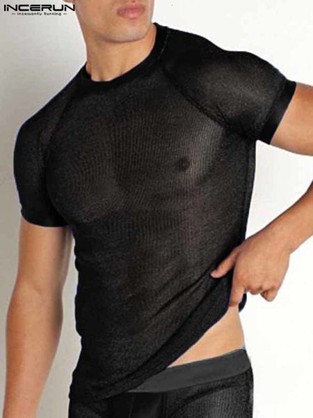 men s t shirts men t shirt shiny mesh patchwork 2023 transparent o neck short sleeve tee fitness streetwear camisetas s 5xl incerun 7 23040, White;black
men s t shirts men t shirt shiny mesh patchwork 2023 transparent o neck short sleeve tee fitness streetwear camisetas s 5xl incerun 7 23040, White;black