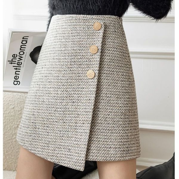 skirts mini skirts women's asymmetric party fashion elegant tweed faldas button design fully matches wool skirt 230403, Black
skirts mini skirts women's asymmetric party fashion elegant tweed faldas button design fully matches wool skirt 230403, Black