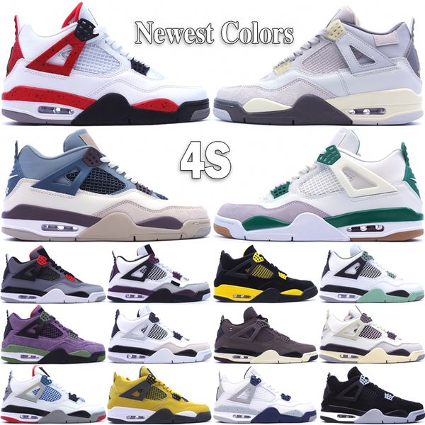 jumpmans 4 4s basketball shoes for men women sneakers sb pine green red cement canyon purple violet ore messy room outdoor trainers size 36-, Black
jumpmans 4 4s basketball shoes for men women sneakers sb pine green red cement canyon purple violet ore messy room outdoor trainers size 36-, Black