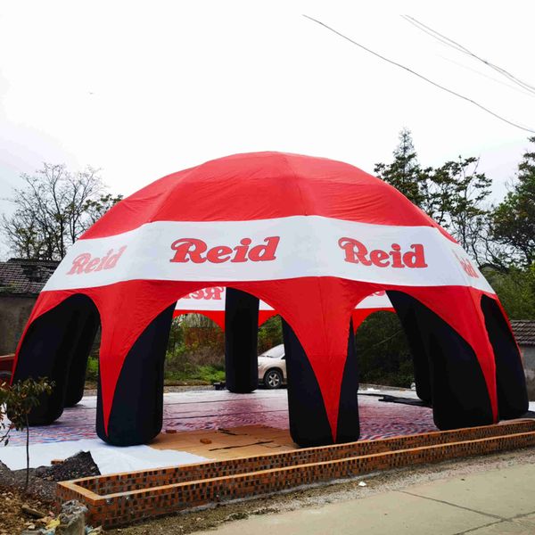 12m large igloo inflatable spider tent trade show custom print fabric air canopy marquee gazebos tents, Black;white
12m large igloo inflatable spider tent trade show custom print fabric air canopy marquee gazebos tents, Black;white