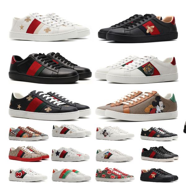 with box mens womens casual shoes bee ace sneakers low shoe designer sports leather trainers tiger embroidered red white black stripes zapat
with box mens womens casual shoes bee ace sneakers low shoe designer sports leather trainers tiger embroidered red white black stripes zapat