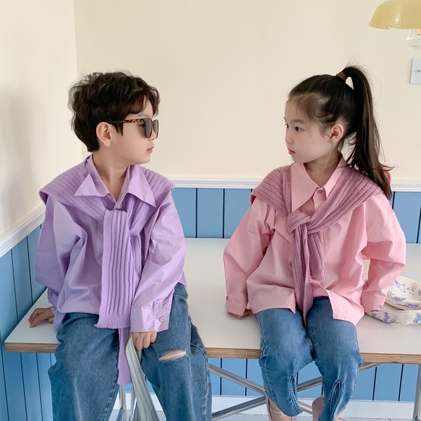 kids shirts children's clothing children's shirt spring boys and girls korean style solid color polo shirt casual long sleeve 2304, White;black
kids shirts children's clothing children's shirt spring boys and girls korean style solid color polo shirt casual long sleeve 2304, White;black