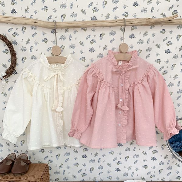 kids shirts girls' vintage ribbon shirt spring baby girls' puff sleeve solid children's korean style children's pleated, White;black
kids shirts girls' vintage ribbon shirt spring baby girls' puff sleeve solid children's korean style children's pleated, White;black