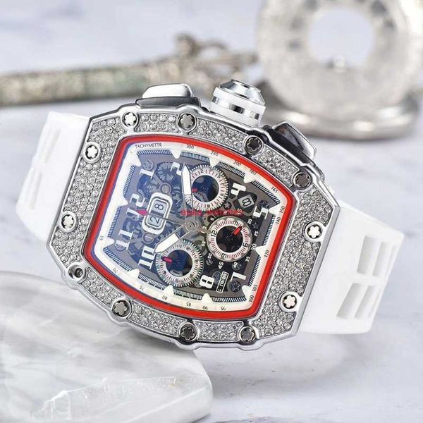 designer watch richar 6 pin diamond automatic date limited edition men's brand luxury full function quartz watches silicone strap zj, Slivery;black
designer watch richar 6 pin diamond automatic date limited edition men's brand luxury full function quartz watches silicone strap zj, Slivery;black