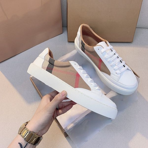 designer low-canvas shoes check leather sneakers vintage round toe lace-up shoes, Black
designer low-canvas shoes check leather sneakers vintage round toe lace-up shoes, Black
