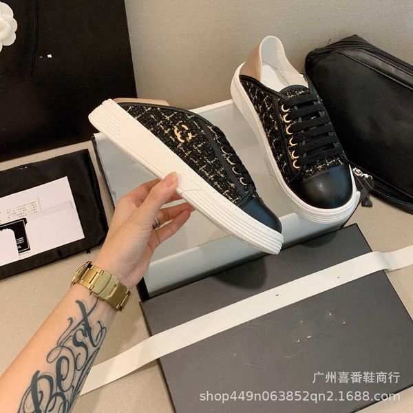 designer shoes channle sneakers knitted little white shoes 2023 new color matching series stepping half dragging lace up flat sole women, Black
designer shoes channle sneakers knitted little white shoes 2023 new color matching series stepping half dragging lace up flat sole women, Black