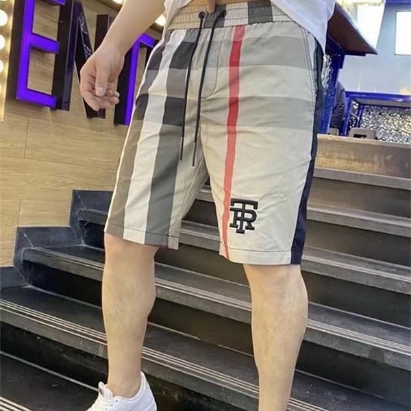 light luxury summer ice silk shorts men's color-blocking embroidery casual capris loose outerwear fashion plaid beach pants men, White;black
light luxury summer ice silk shorts men's color-blocking embroidery casual capris loose outerwear fashion plaid beach pants men, White;black