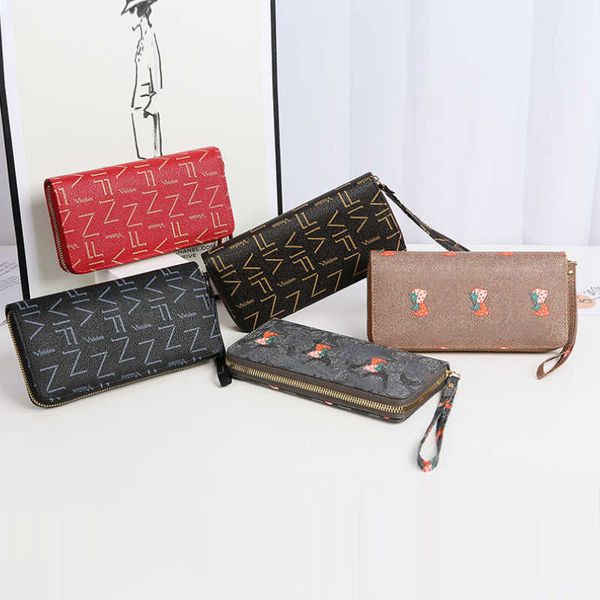 letters long clutch women's bag tri-fold printed card position id position coin purse ladies wallet, Red;black
letters long clutch women's bag tri-fold printed card position id position coin purse ladies wallet, Red;black