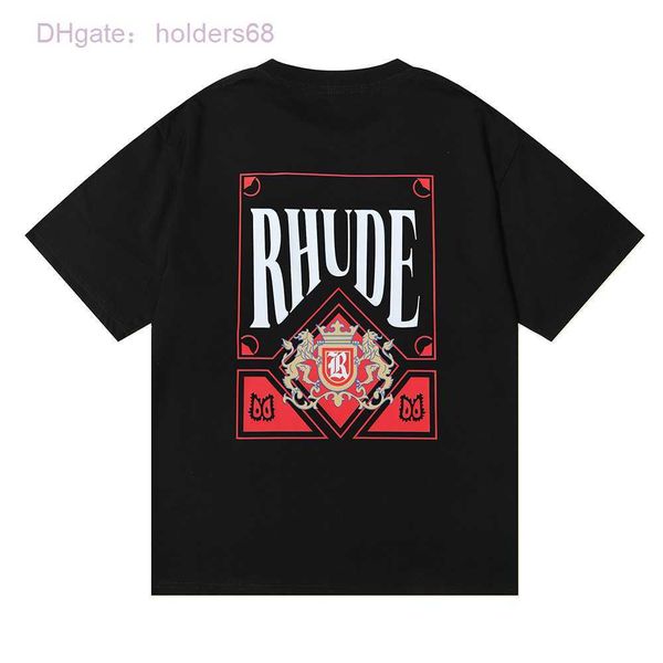 men's t-shirts rhude micro-label poker card printed short sleeve pure cotton men's half high street loose t-shirt, White;black
men's t-shirts rhude micro-label poker card printed short sleeve pure cotton men's half high street loose t-shirt, White;black