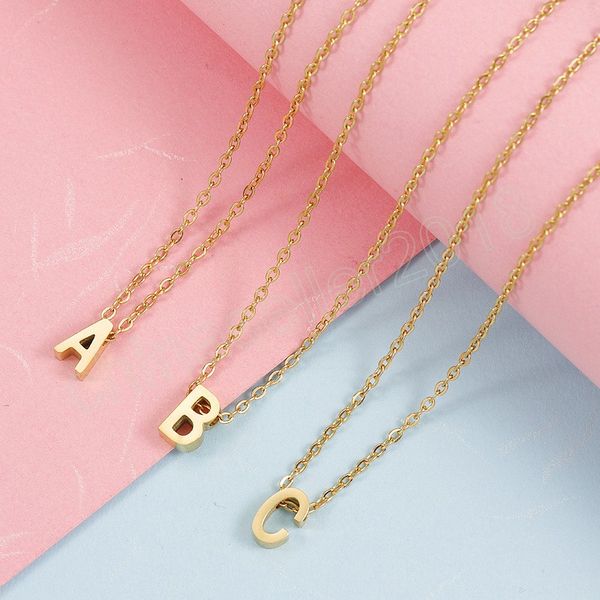 minimalist 18k gold plated stainless steel jewelry initial kids alphabet pendant small mini initial letter necklace, Silver
minimalist 18k gold plated stainless steel jewelry initial kids alphabet pendant small mini initial letter necklace, Silver