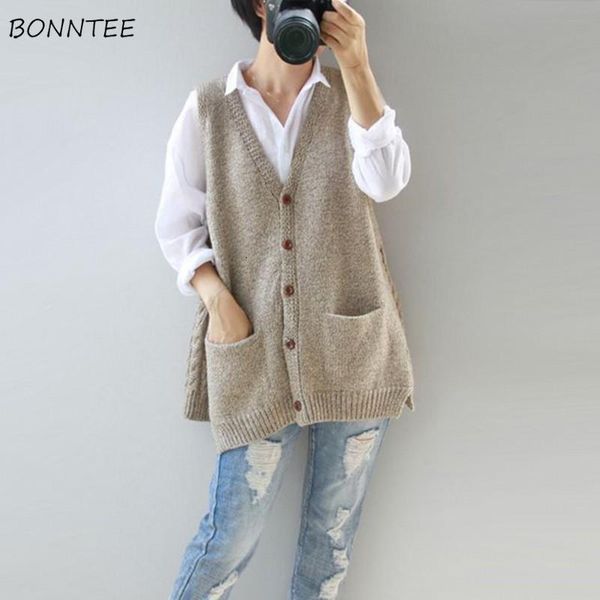 women's vests sweater tank women's loose pocket casual solid elegant simple korean japanese soft design vintage chic women 230403, Black;white
women's vests sweater tank women's loose pocket casual solid elegant simple korean japanese soft design vintage chic women 230403, Black;white