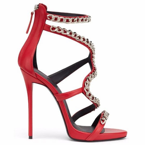 chains designer brand gz shoes new red black white strappy super high heels ladies stiletto party shoes women summer evening dress shoes plu
chains designer brand gz shoes new red black white strappy super high heels ladies stiletto party shoes women summer evening dress shoes plu