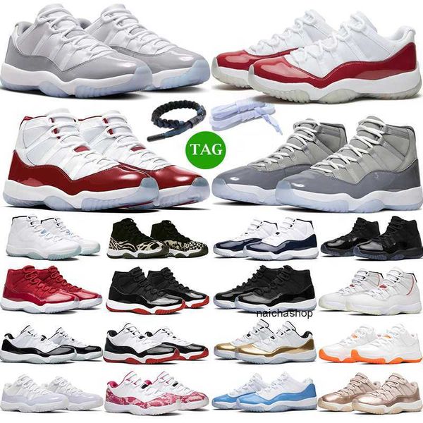 11 11s basketball shoes cement grey cherry men unc black bright citrus high cool grey gamma blue concord win like sport midnight navy velvet