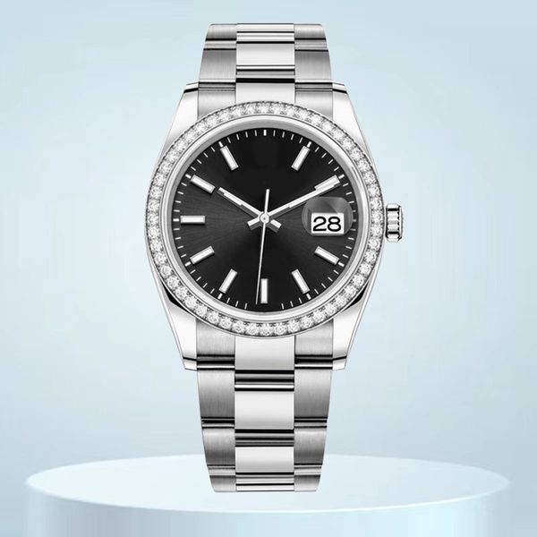 mens watch hand made diamond watch women 82125 automatic mechanical movement watches 36mm 41mm Sapphire with diamond bezel 904L steel business Wristwatches montre, Sz10
mens watch hand made diamond watch women 82125 automatic mechanical movement watches 36mm 41mm Sapphire with diamond bezel 904L steel business Wristwatches montre, Sz10