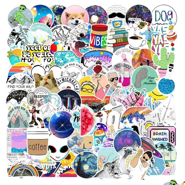 Image of Cell Phone Skins Stickers 103Pcs Little Fresh Iti Sticker For Car Ers Skateboard Snowboard Motorcycle Bike Laptop Styling Drop Del Dhlyb