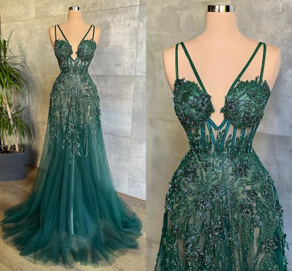 luxury green prom evening dresses arabic dubai spaghetti straps backless beadings sequins appliques party occasion gowns vestidos bc15505, Black
luxury green prom evening dresses arabic dubai spaghetti straps backless beadings sequins appliques party occasion gowns vestidos bc15505, Black