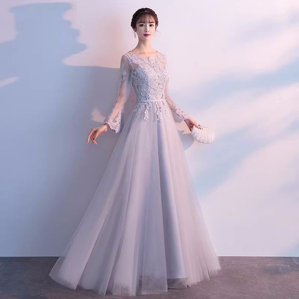 elegant mother of the bride dresses silver, navy blue 2023 latest floor length party dress tulle with applique long sleeves, Black;red
elegant mother of the bride dresses silver, navy blue 2023 latest floor length party dress tulle with applique long sleeves, Black;red