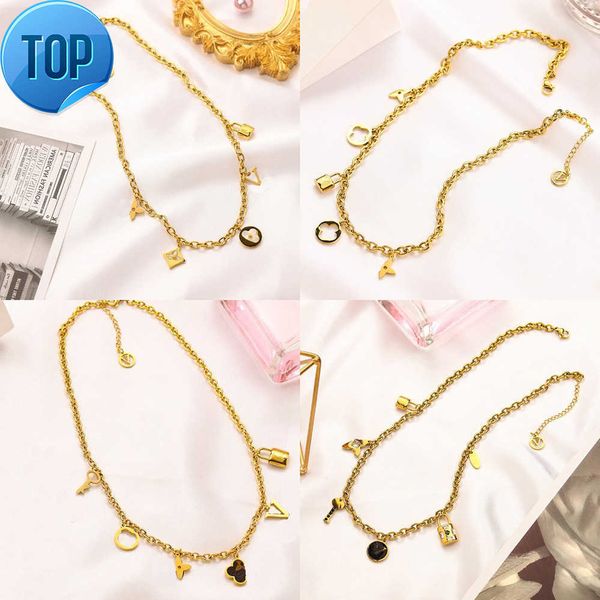 2022 fashionable 18k gold plated stainless steel necklaces choker flower letter pendant statement fashion womens necklace wedding jewelry ac, Silver
2022 fashionable 18k gold plated stainless steel necklaces choker flower letter pendant statement fashion womens necklace wedding jewelry ac, Silver