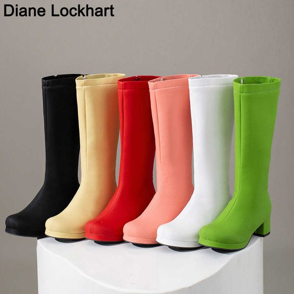 autumn jelly color sweet knee-high boots round toe square heel fetish party long boot 5cm mid heel patent leather bottes winter 230403, Black
autumn jelly color sweet knee-high boots round toe square heel fetish party long boot 5cm mid heel patent leather bottes winter 230403, Black