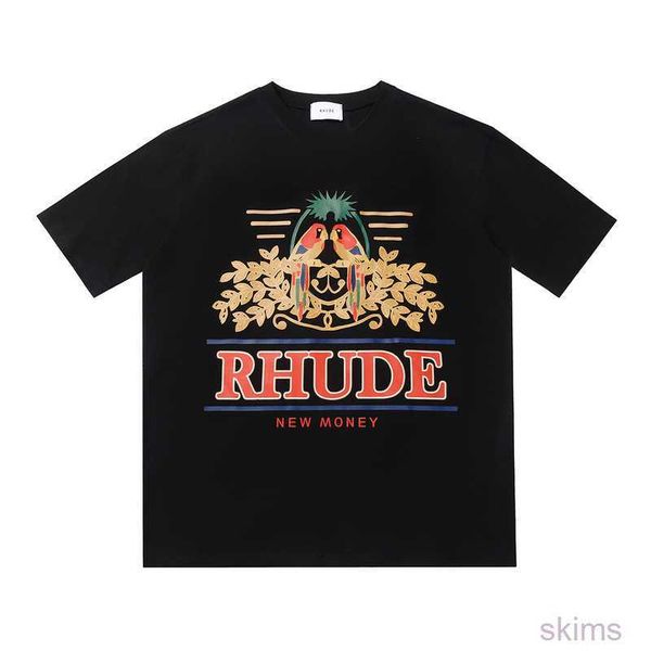 rhude men's t-shirts american retro street parrot alphabet print short sleeve pure cotton men's loose short t-shirt, White;black
rhude men's t-shirts american retro street parrot alphabet print short sleeve pure cotton men's loose short t-shirt, White;black