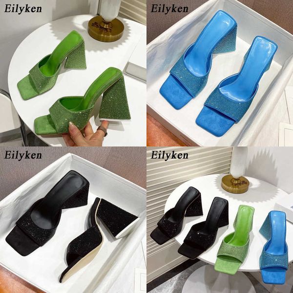 sandals new summer crystal triangle thick heel slippers street woman square toes dress party shoes size 35-41 230316, Black
sandals new summer crystal triangle thick heel slippers street woman square toes dress party shoes size 35-41 230316, Black