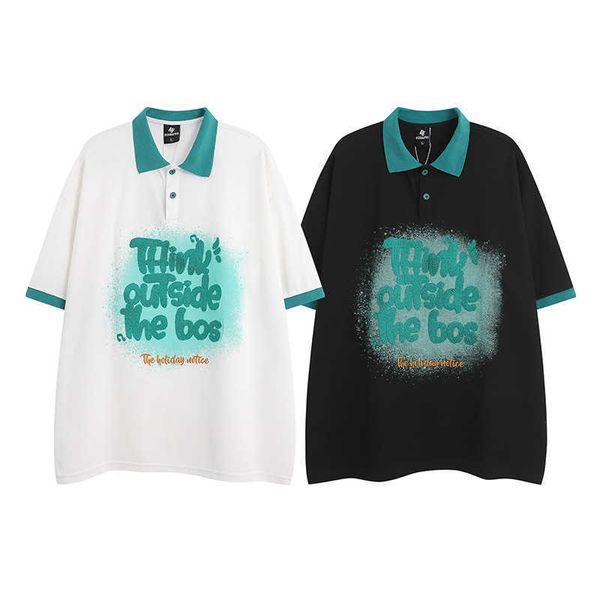 letter printed shirt with lapel for men's summer wear extra fat fat loose fitting short sleeved shirt, Black;white
letter printed shirt with lapel for men's summer wear extra fat fat loose fitting short sleeved shirt, Black;white