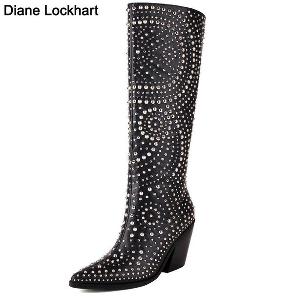 new punk style western cowboy boots women's shoes thick heel tip rivet belt buckle black gothic kenn high boots zapatos mujer 230403
new punk style western cowboy boots women's shoes thick heel tip rivet belt buckle black gothic kenn high boots zapatos mujer 230403