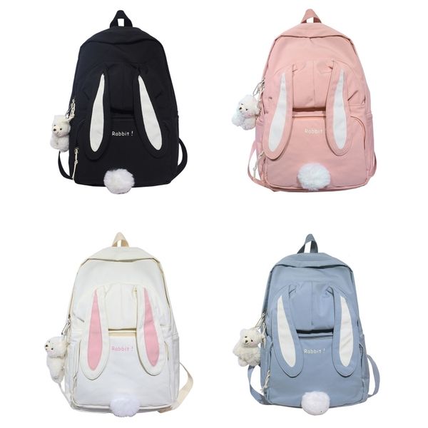 school bags cute rabbit ear backpack for teen girls school backpack female large capacity kawaii school daypack nylon casual student bookbag
school bags cute rabbit ear backpack for teen girls school backpack female large capacity kawaii school daypack nylon casual student bookbag