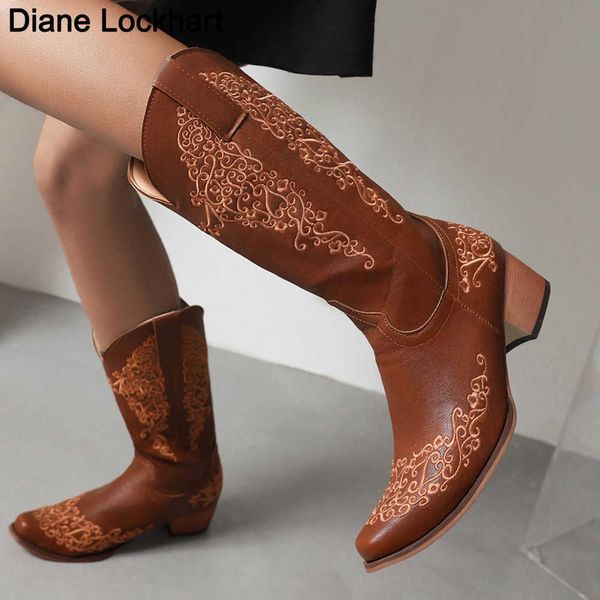 dropship cowboy boots for women embroidered slip-on chunky stacked heel cowgirl knee high western boots retro womens shoes 42 230403, Black
dropship cowboy boots for women embroidered slip-on chunky stacked heel cowgirl knee high western boots retro womens shoes 42 230403, Black