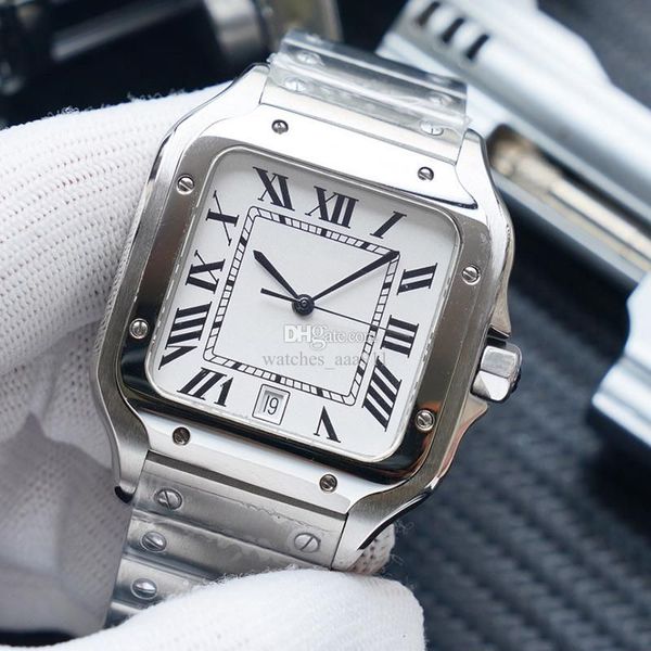 aaa u1 wristwatch for man mechanical mens watch self-winding 40mm fashion square blue dial stainless steel metal strap casual watches sport, Slivery;brown
aaa u1 wristwatch for man mechanical mens watch self-winding 40mm fashion square blue dial stainless steel metal strap casual watches sport, Slivery;brown