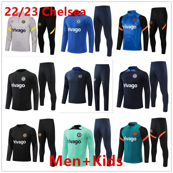 2023 new chelse soccer training suit 22 23 cfc kante pulisic mount havertz sterling jorginho half pull tracksuit football set survetement, Black
2023 new chelse soccer training suit 22 23 cfc kante pulisic mount havertz sterling jorginho half pull tracksuit football set survetement, Black