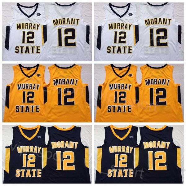 college murray state racers jersey ja morant 12 basketball university shirt team navy blue white yellow color embroidery for sport fans brea, Black
college murray state racers jersey ja morant 12 basketball university shirt team navy blue white yellow color embroidery for sport fans brea, Black