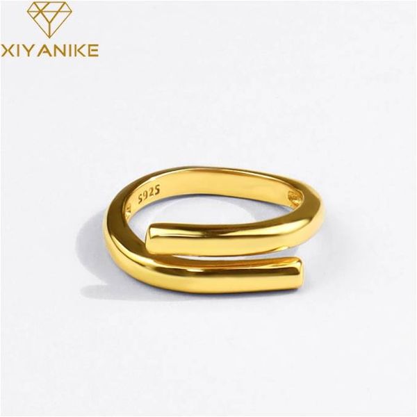 silver color double layer geometric ring female charm fashion simple opening light luxury handmade jewelry gift, Golden;silver
silver color double layer geometric ring female charm fashion simple opening light luxury handmade jewelry gift, Golden;silver
