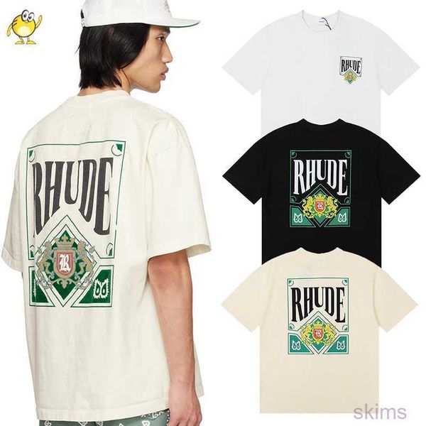 rhude men's t-shirts 2023ss rhude t-shirts men woman streetwear card print fashion casual apricot black white short sleeve quality retr, White;black
rhude men's t-shirts 2023ss rhude t-shirts men woman streetwear card print fashion casual apricot black white short sleeve quality retr, White;black