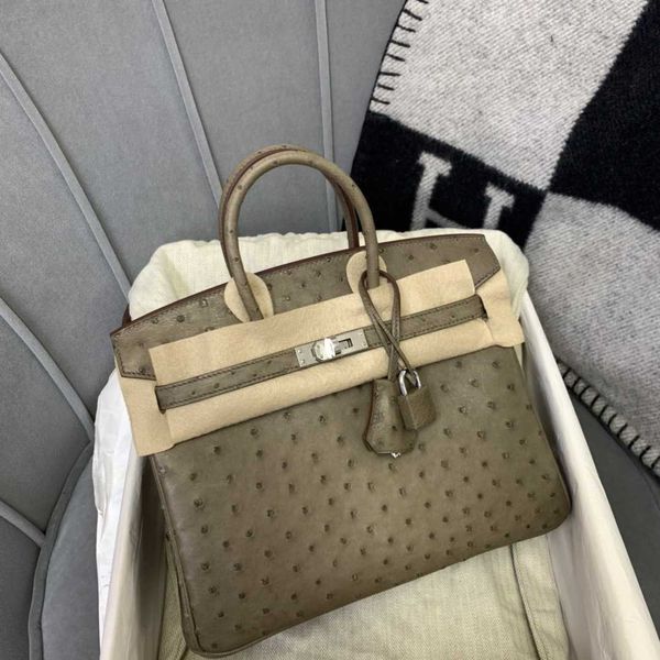 handbags birkin luxury handmade bag south africa kk ostrich leather bag leather handheld women's bag elephant grey silver button ayw
handbags birkin luxury handmade bag south africa kk ostrich leather bag leather handheld women's bag elephant grey silver button ayw