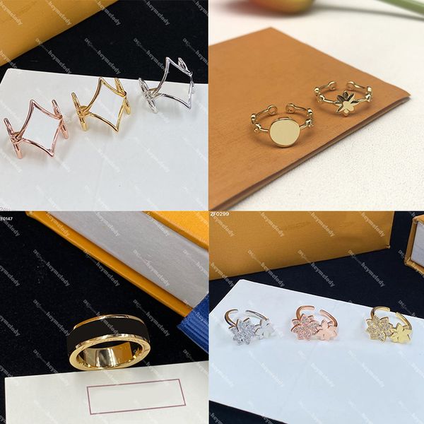 luxury clover ring men women gold rings letter band rings designer jewelry party wedding birthday lovers gift, Silver
luxury clover ring men women gold rings letter band rings designer jewelry party wedding birthday lovers gift, Silver