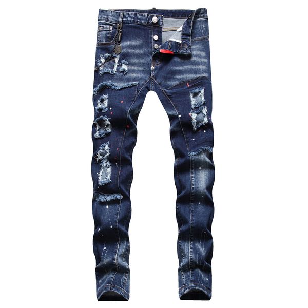 mens jeans men blue skinny denim holes italian style stretch pants male slim fit trousers size 42 230404
mens jeans men blue skinny denim holes italian style stretch pants male slim fit trousers size 42 230404