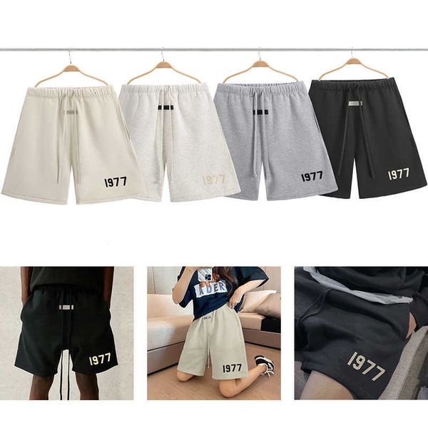 fashion ess designer short pants fog summer 1977 flocking printing high street loose sports leisure essentials shorts capris, White;black
fashion ess designer short pants fog summer 1977 flocking printing high street loose sports leisure essentials shorts capris, White;black