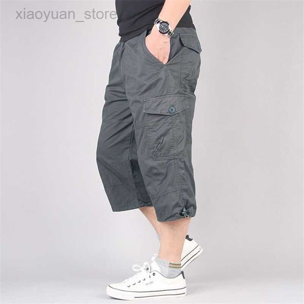 men's shorts men's casual long length cargo shorts multi pocket cotton breeches capri pants tactical military shorts cropped trous, White;black
men's shorts men's casual long length cargo shorts multi pocket cotton breeches capri pants tactical military shorts cropped trous, White;black