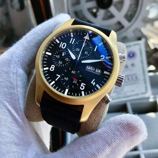 2023 mens aaa gold watches quartz movement pilot watch all dial work chronometre wristwatch fabric strap stainless steel case waterproof clo, Slivery;brown
2023 mens aaa gold watches quartz movement pilot watch all dial work chronometre wristwatch fabric strap stainless steel case waterproof clo, Slivery;brown