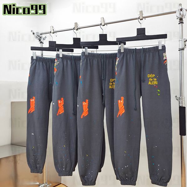 23ss new pant ink splicing drawstring graffiti letter print pattern blue legging personality versatile men women pants sweatpants, Black
23ss new pant ink splicing drawstring graffiti letter print pattern blue legging personality versatile men women pants sweatpants, Black