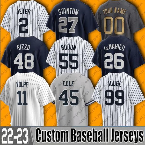 99 aaron judge baseball jersey anthony volpe anthony rizzo gerrit cole derek jeter dj lemahieu carlos rodon giancarlo stanton josh donaldson, Blue;black
99 aaron judge baseball jersey anthony volpe anthony rizzo gerrit cole derek jeter dj lemahieu carlos rodon giancarlo stanton josh donaldson, Blue;black