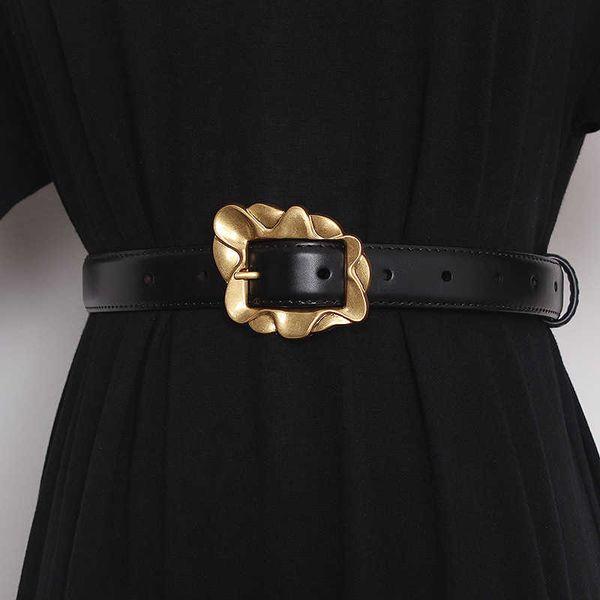 belts online celebrity female art sculpture aesthetics cowhide belt small number irregular gold plated french leather belt z0404, Black;brown
belts online celebrity female art sculpture aesthetics cowhide belt small number irregular gold plated french leather belt z0404, Black;brown