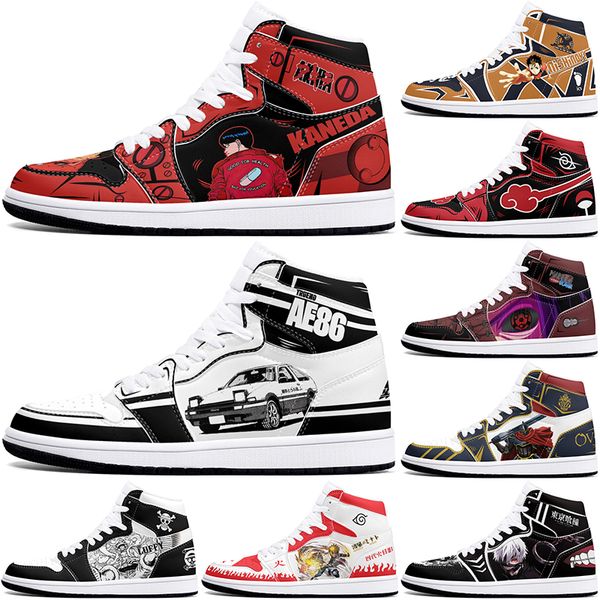 New diy classics customized shoes sports basketball shoes 1s men women antiskid anime fashion customized figure sneakers 369984