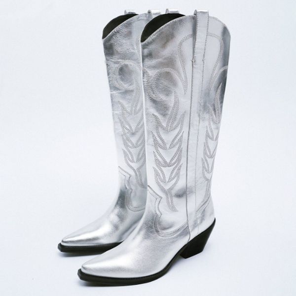 boots denim denim women's western boots metal silver stacked high heels mid calf long boots casual embroidery autumn and winter shoes 2, Black
boots denim denim women's western boots metal silver stacked high heels mid calf long boots casual embroidery autumn and winter shoes 2, Black