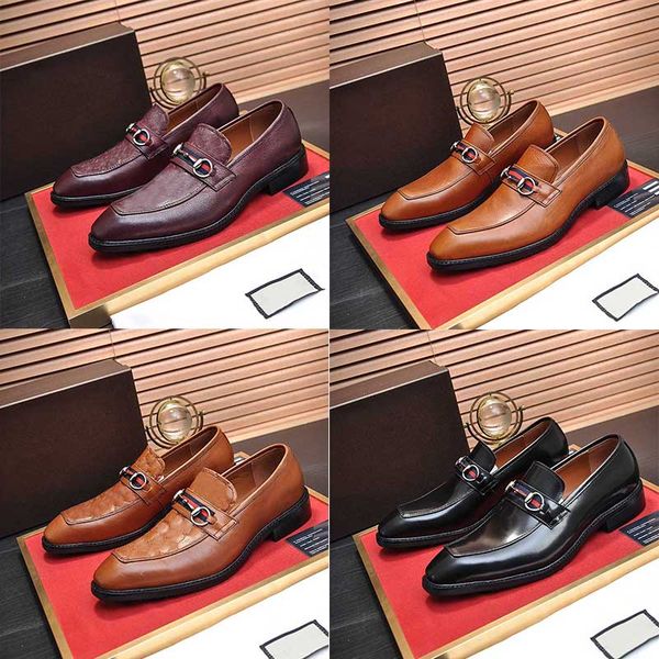 classic flat dress shoes leather shoes 100% genuine leather metal buckle men's business evening leather casual shoes printing on lazy s, Black
classic flat dress shoes leather shoes 100% genuine leather metal buckle men's business evening leather casual shoes printing on lazy s, Black